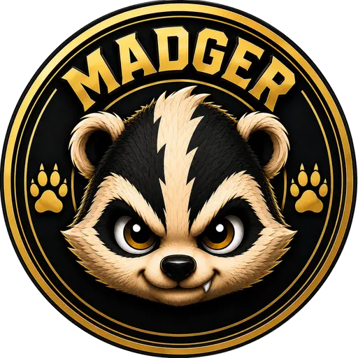 Official transparent MADGER logo